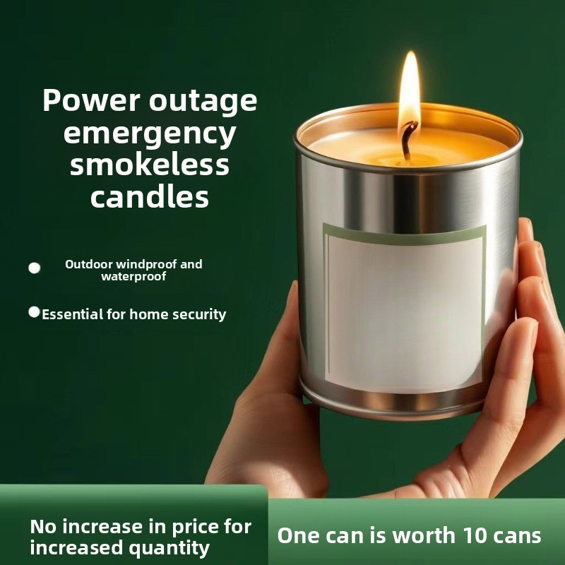 Lighting Wedding Outdoor - Emergency Disaster‑Prevention Candles Smokeless Odorless Waterproof