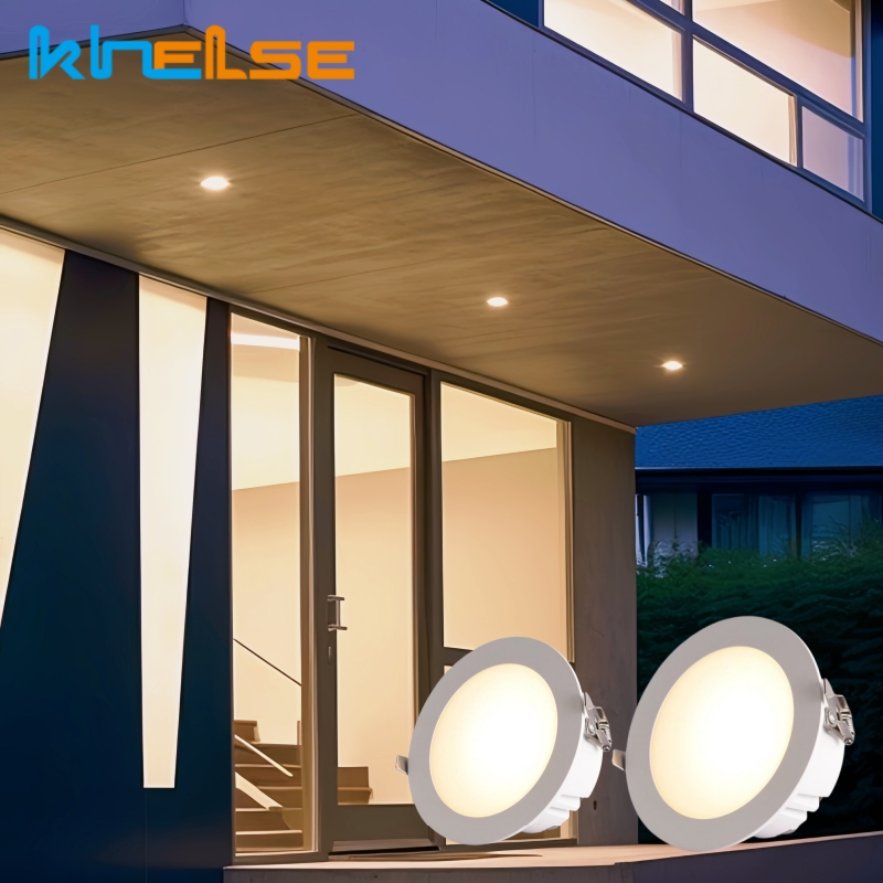 Outdoor Lighting Under Roof - Outdoor LED Waterproof Downlights IP65 Recessed