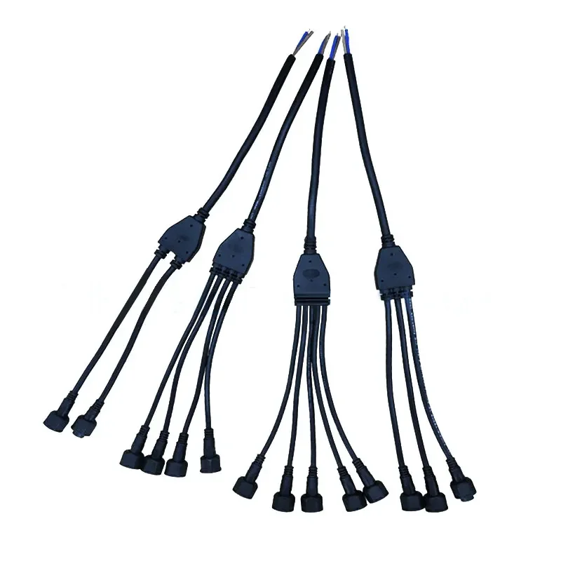 Outdoor Lighting Connectors - Waterproof Y-Type Wire Splitter Adapter IP67