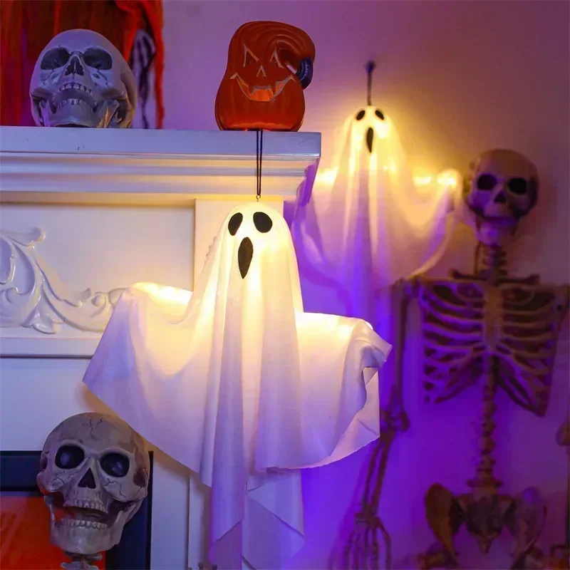 Outdoor Lighting Effects - 2025 Halloween LED Night Light Ghost