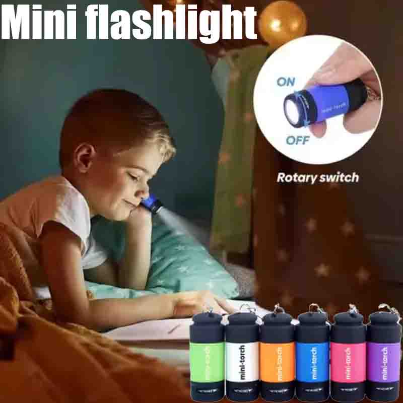 Outdoor Lighting Lumen - USB Rechargeable Camping Mini Flashlight Strong