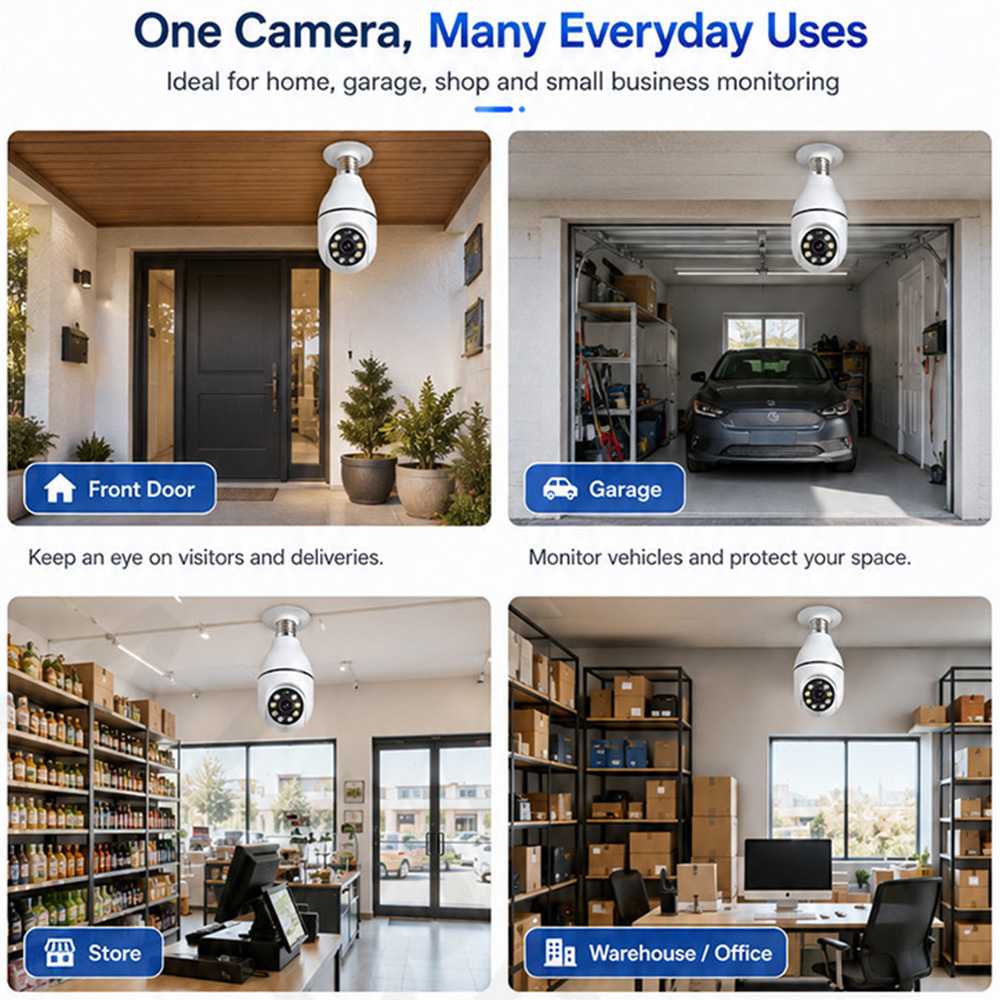 Bulb Camera  Tuya Wireless Lig - огляд і ціна Outdoor Lighting Under Roof