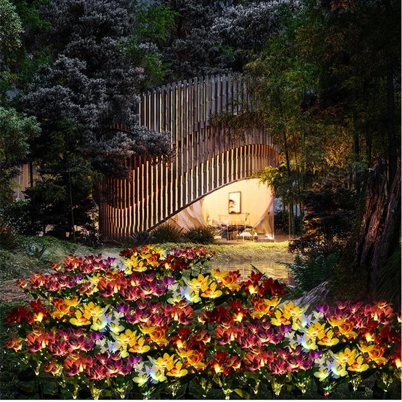 Orchid Ground LED Light Artifi - огляд і ціна Landscape Spike Light