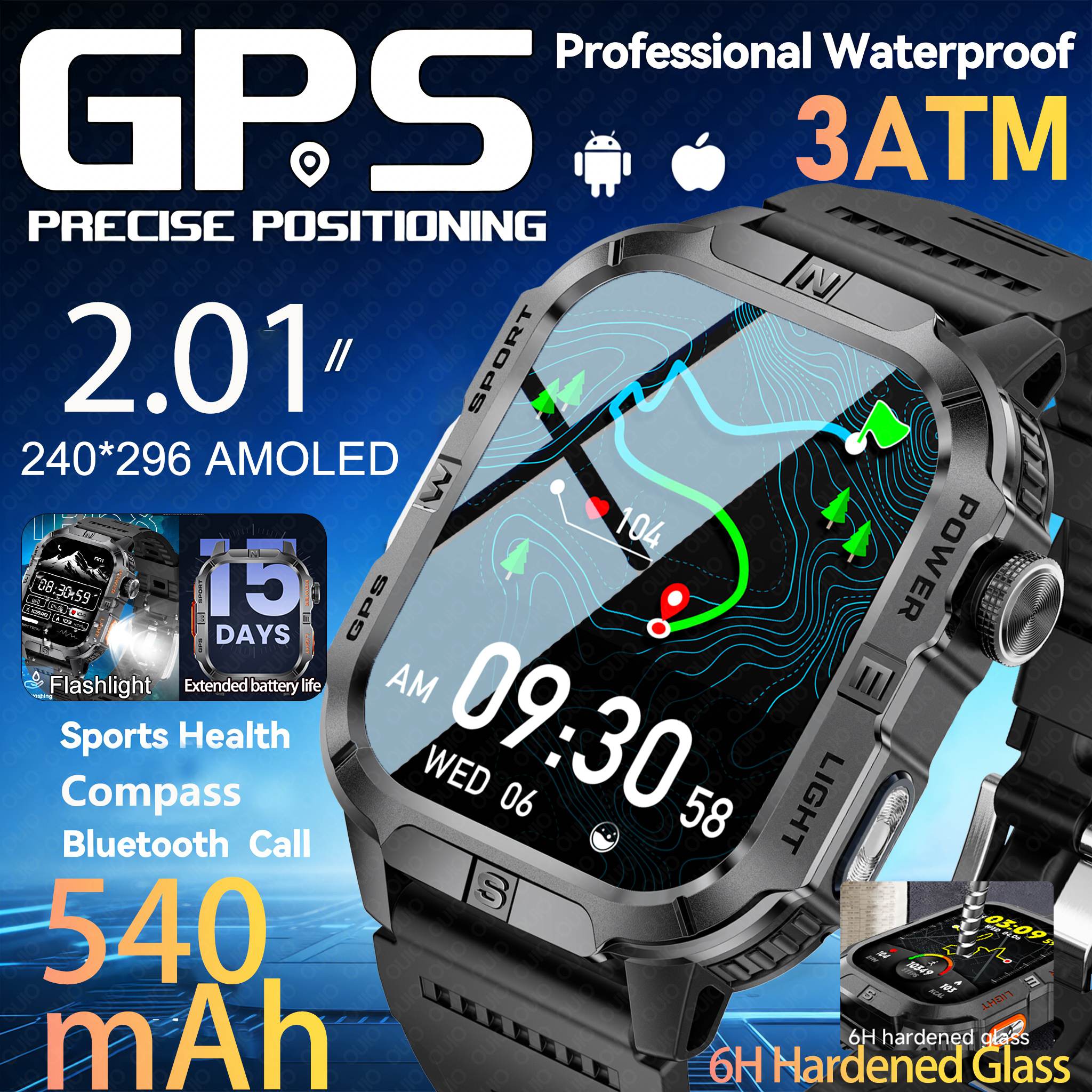 2026 New Smart Watch GPS Motio - огляд і ціна Outdoor Lighting Track