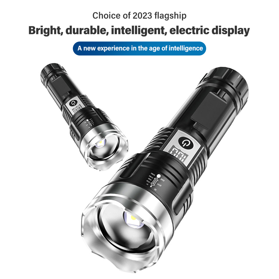 High Power 200000LM LED Flashl - огляд і ціна Outdoor Lighting Battery