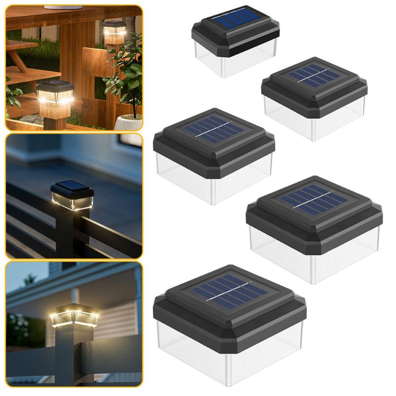 1Pcs IP65 Waterproof Solar Fen - огляд і ціна Post Cap Light