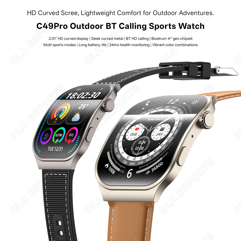 New Curved Screen Smart Watch  - огляд і ціна Outdoor Lighting Track