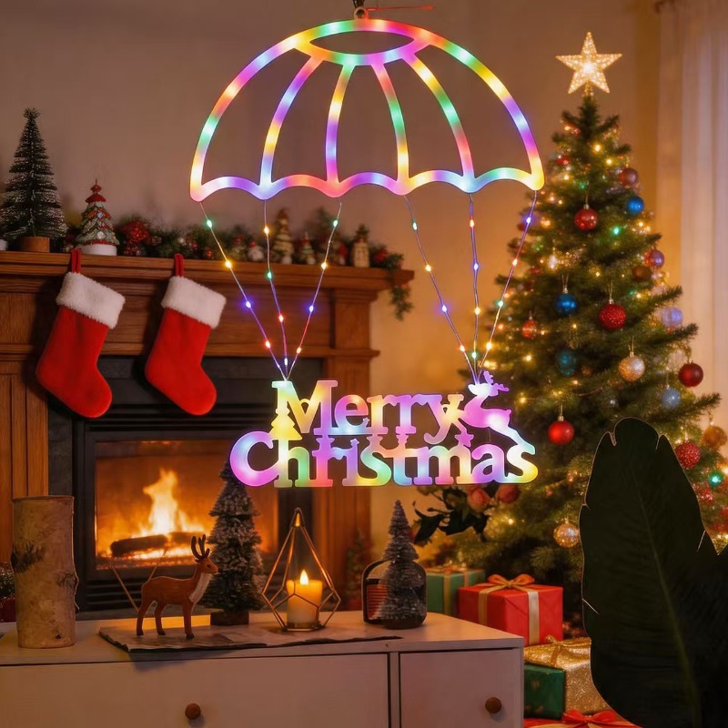 String Lights LED Santa Parach - огляд і ціна Xmas Outdoor Lighting Decorations