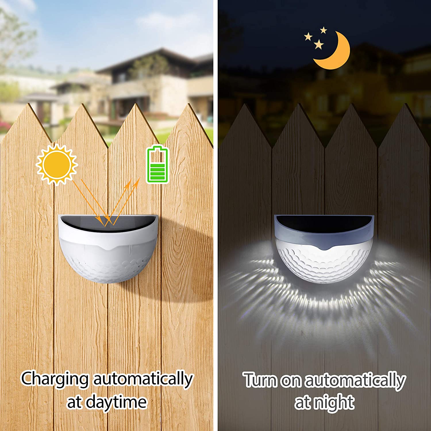 LED Solar Light Outdoor Wall L - огляд і ціна Outdoor Lighting Effects