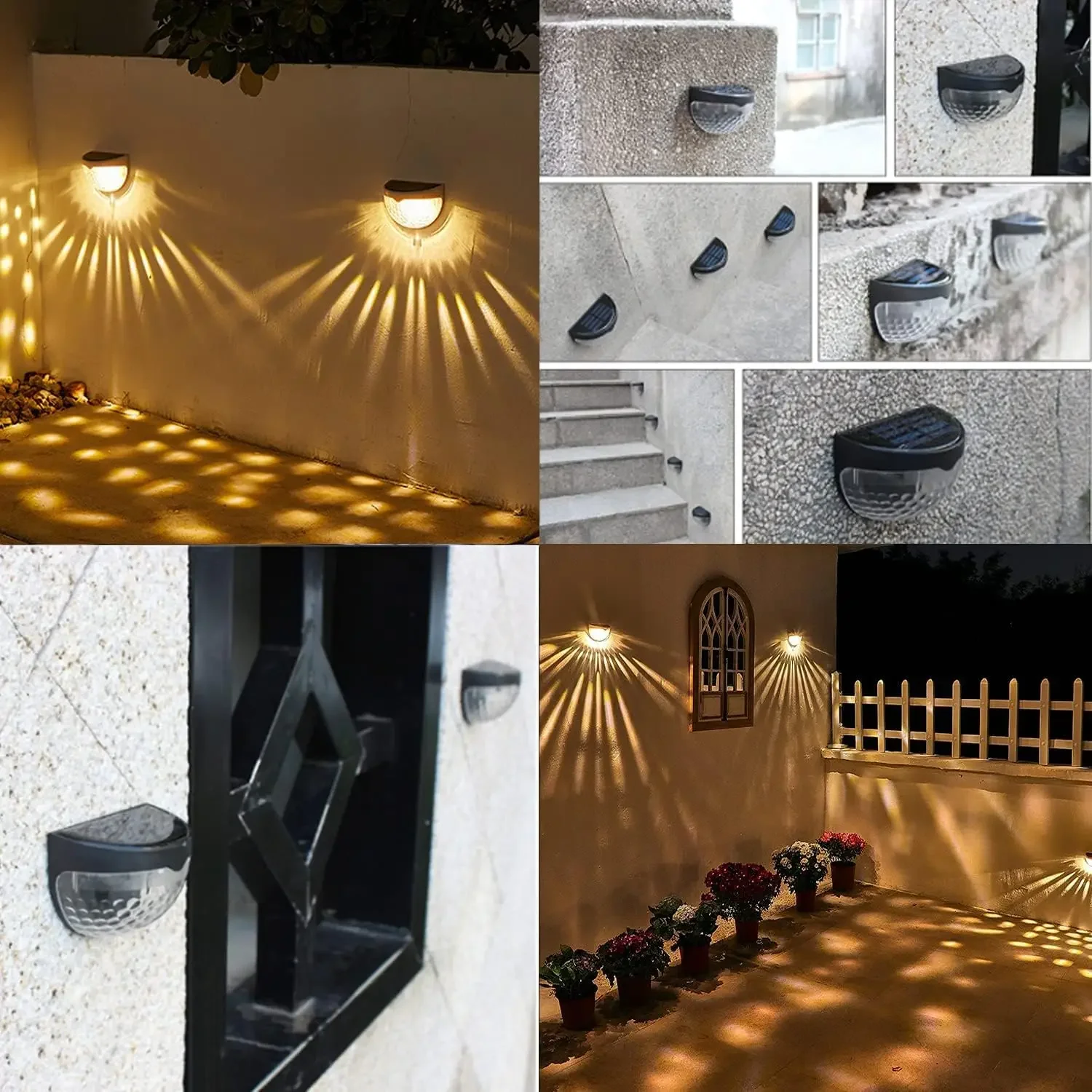 LED Solar Light Outdoor Wall L - огляд і ціна Outdoor Lighting Effects