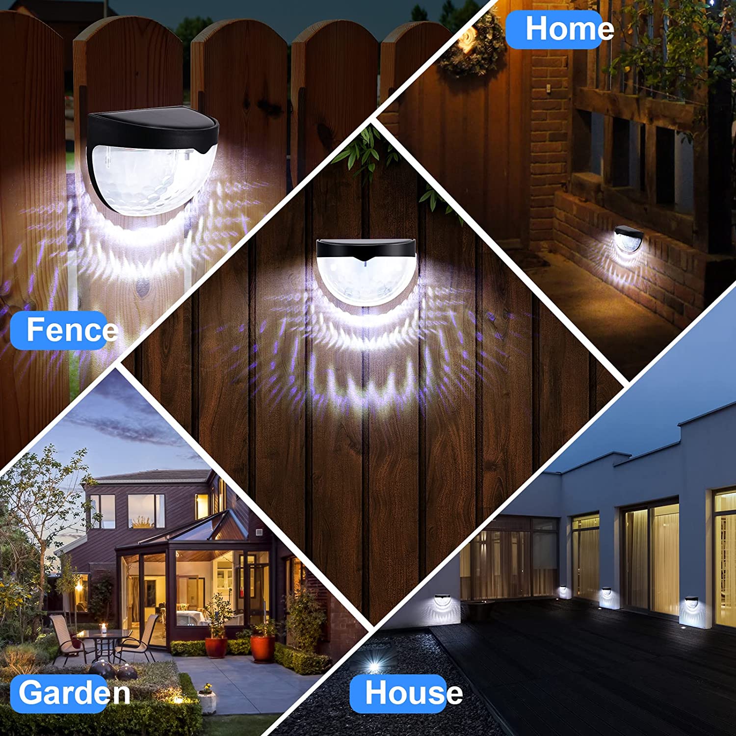 LED Solar Light Outdoor Wall L - огляд і ціна Outdoor Lighting Effects