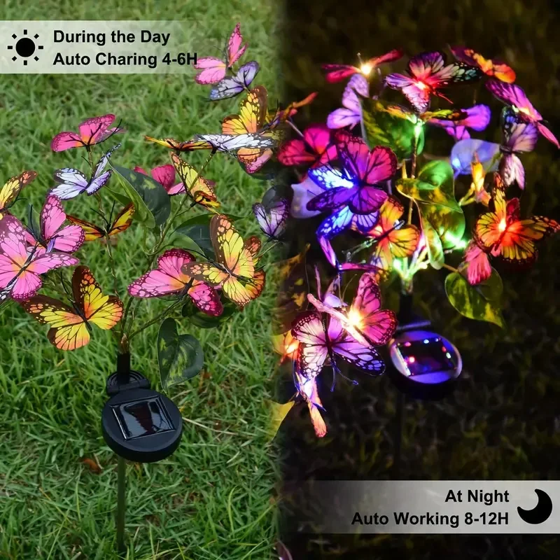 Solar LED Butterfly Garden Lig - огляд і ціна Outdoor Lighting Effects