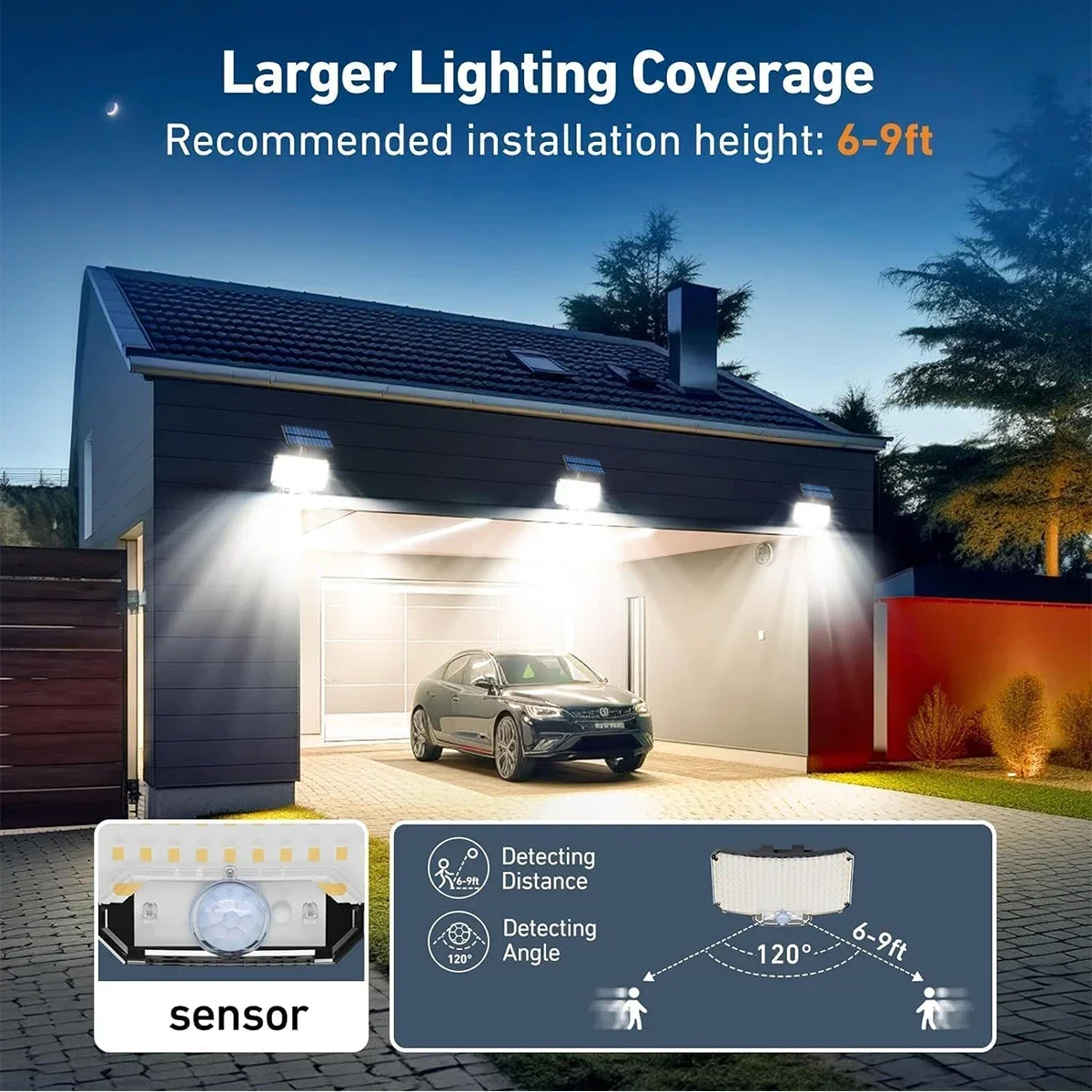 234LED Solar Outdoor Lights Mo - огляд і ціна Outdoor Lighting Patio