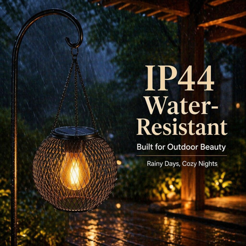 Solar Powered LED Hanging Floo - огляд і ціна Outdoor Lighting Effects