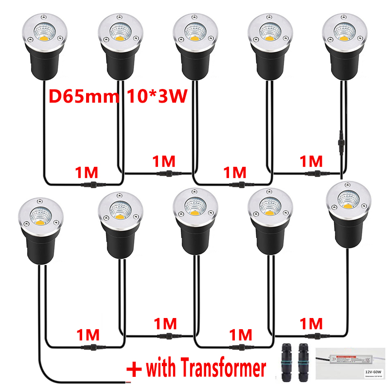 12V LED In-ground Light IP67 W - огляд і ціна Outdoor Lighting Underground Wiring