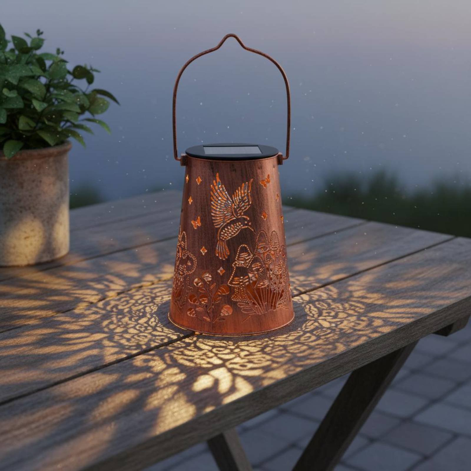 Floral Garden Lantern Pattern  - огляд і ціна Outdoor Lighting Design