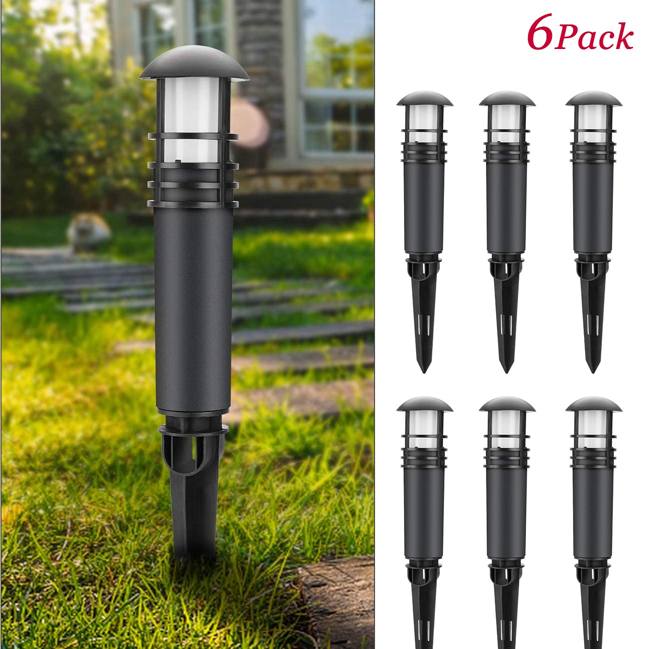 QACA 12V 3W Low Voltage LED Pa - огляд і ціна Landscape Spike Light