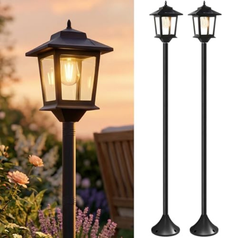 Outdoor Solar Post Lights, 2-P - огляд і ціна Outdoor Lighting Patio