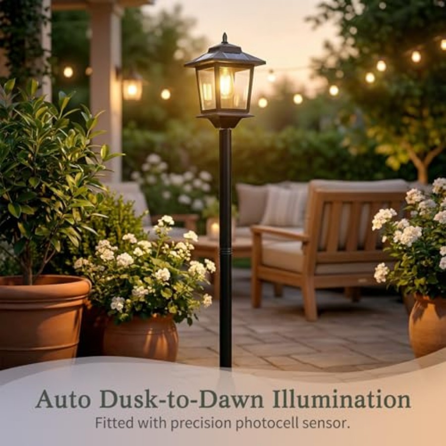 Outdoor Solar Post Lights, 2-P - огляд і ціна Outdoor Lighting Patio