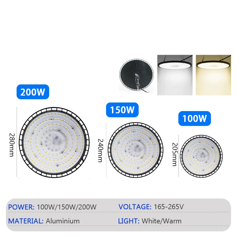 UFO LED 220V High Bay Light 10 - огляд і ціна Outdoor Lighting Warehouse