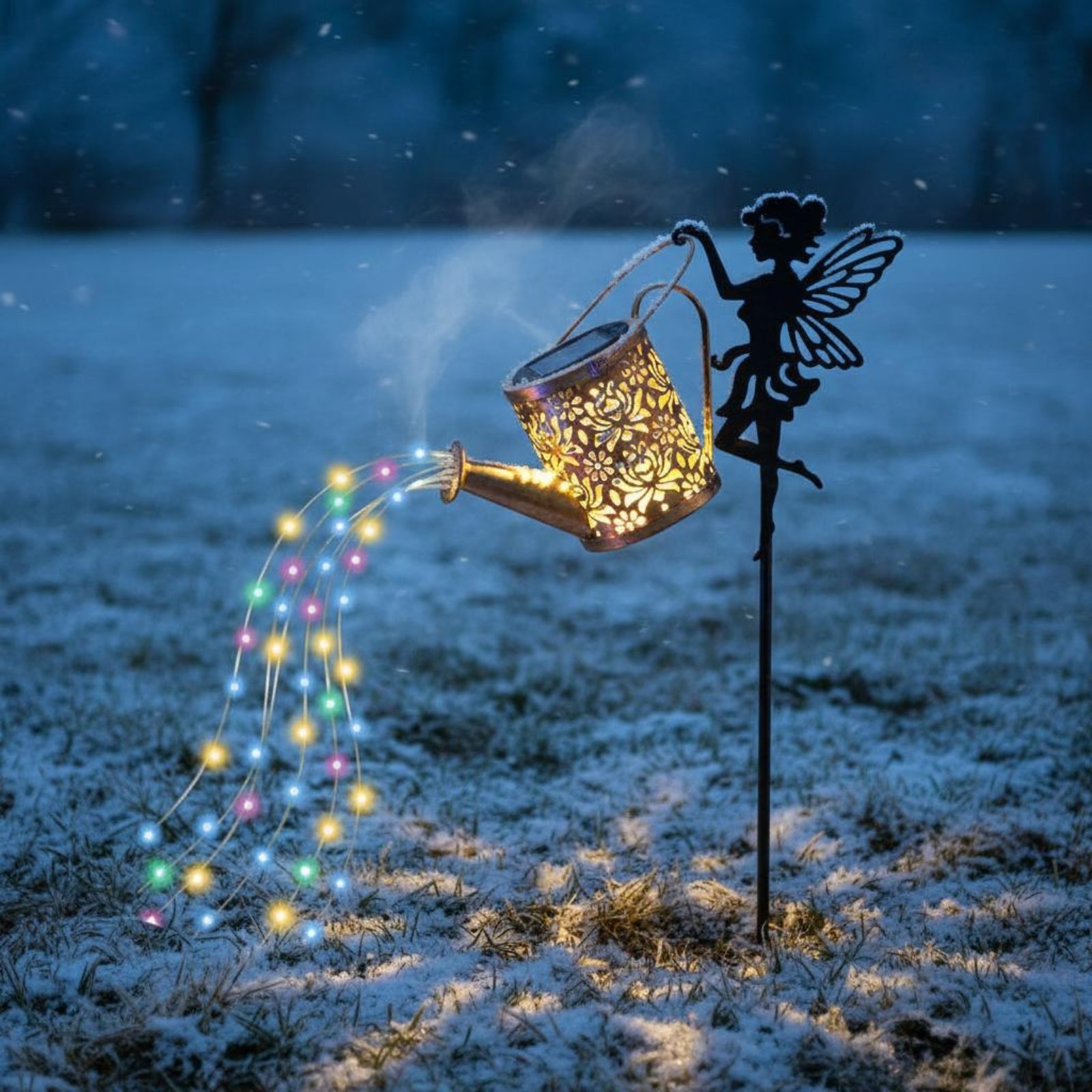Solar Fairy Watering Can Light - огляд і ціна Outdoor Lighting Patio
