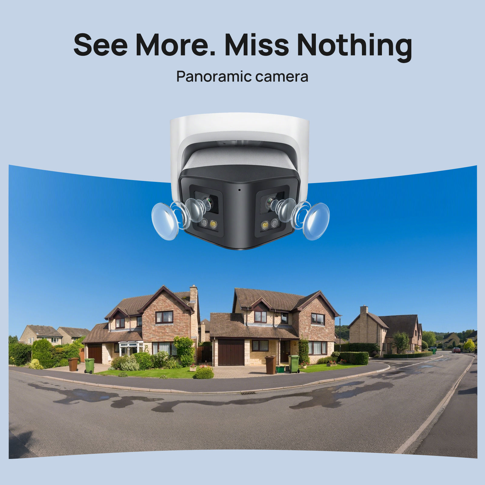 Vikylin 4MP Panoramic Smart Du - огляд і ціна Outdoor Lighting Under Roof