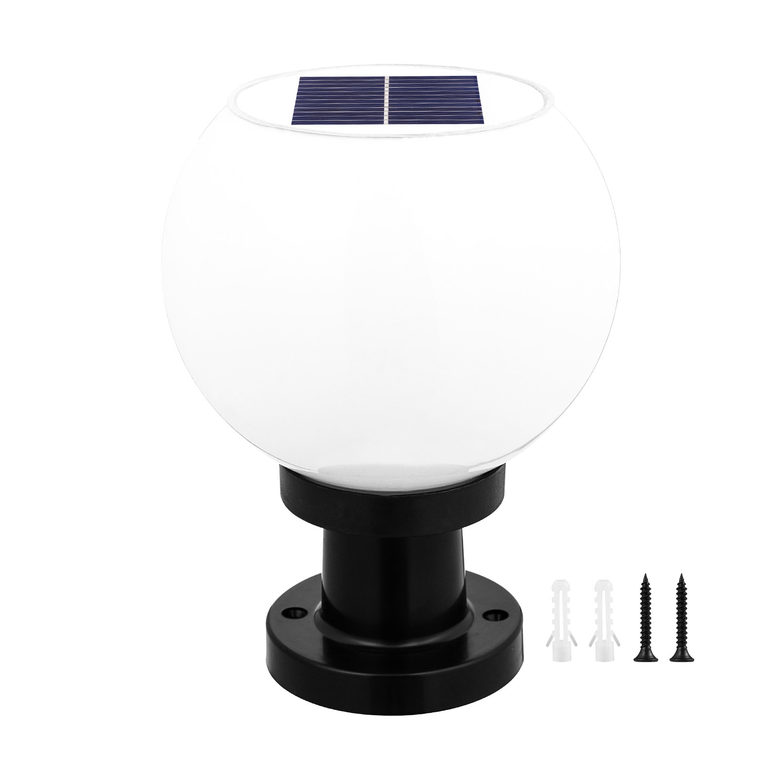 Outdoor Solar Powered Wall Pil - огляд і ціна Outdoor Lighting Battery