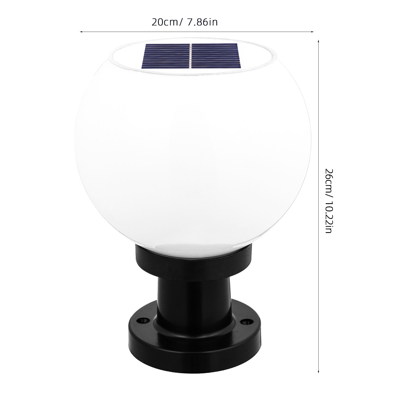 Outdoor Solar Powered Wall Pil - огляд і ціна Outdoor Lighting Battery