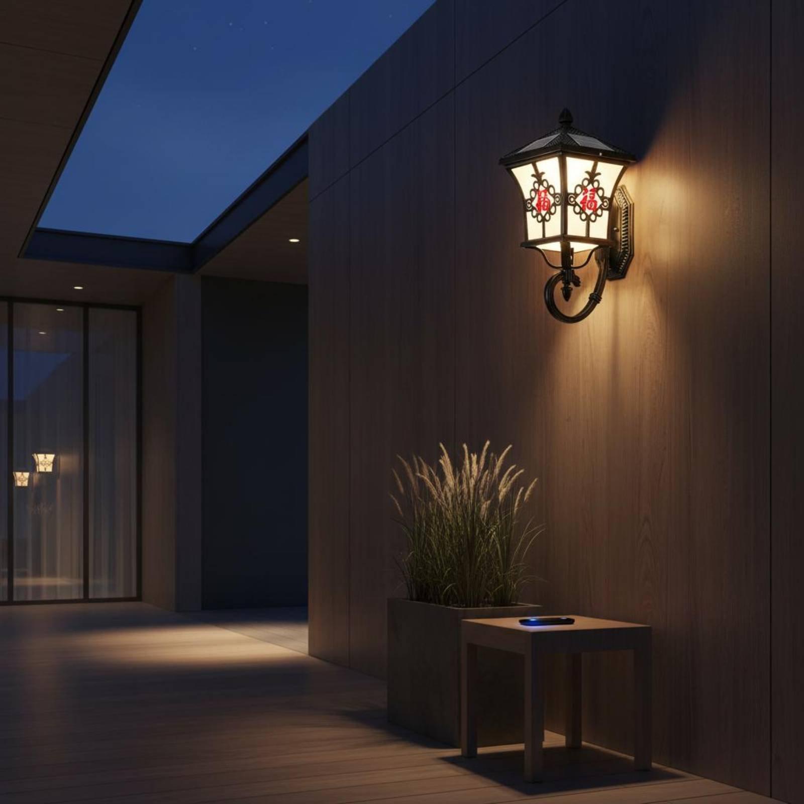 Solar Led Outdoor Wall Lamp El - огляд і ціна Outdoor Lighting Patio