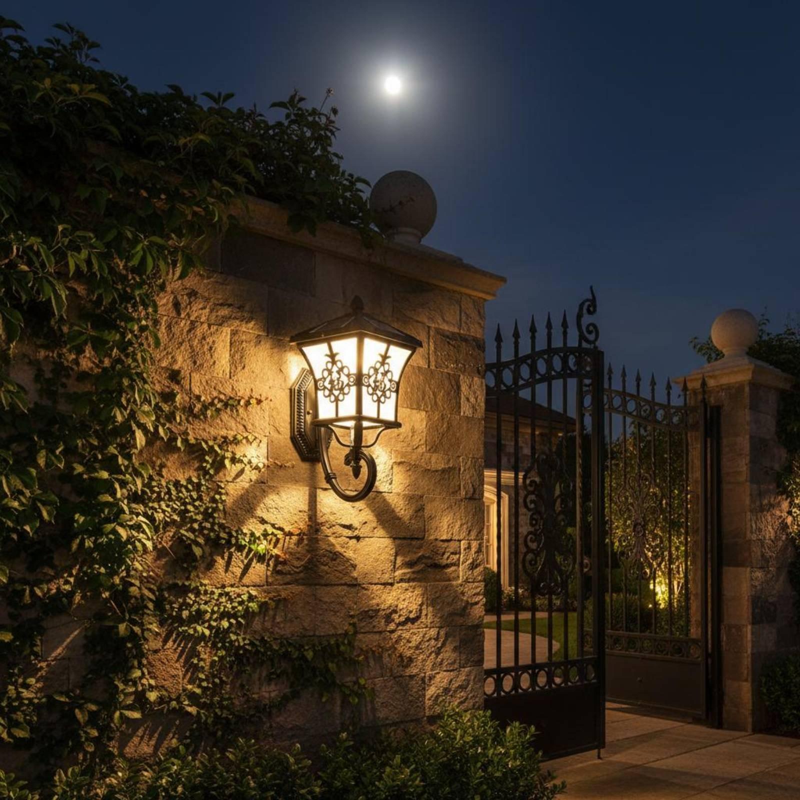 Solar Led Outdoor Wall Lamp El - огляд і ціна Outdoor Lighting Patio