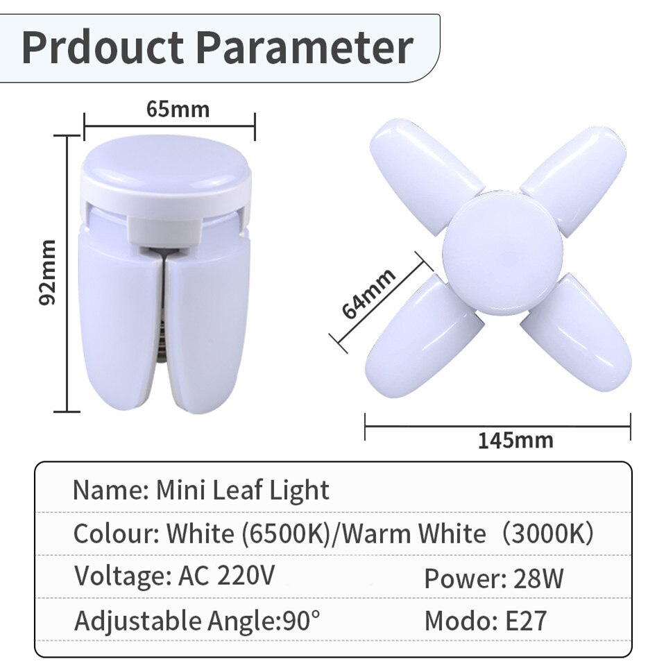 28W Fan Shape LED Bulb E27 LED - огляд і ціна Outdoor Lighting Warehouse