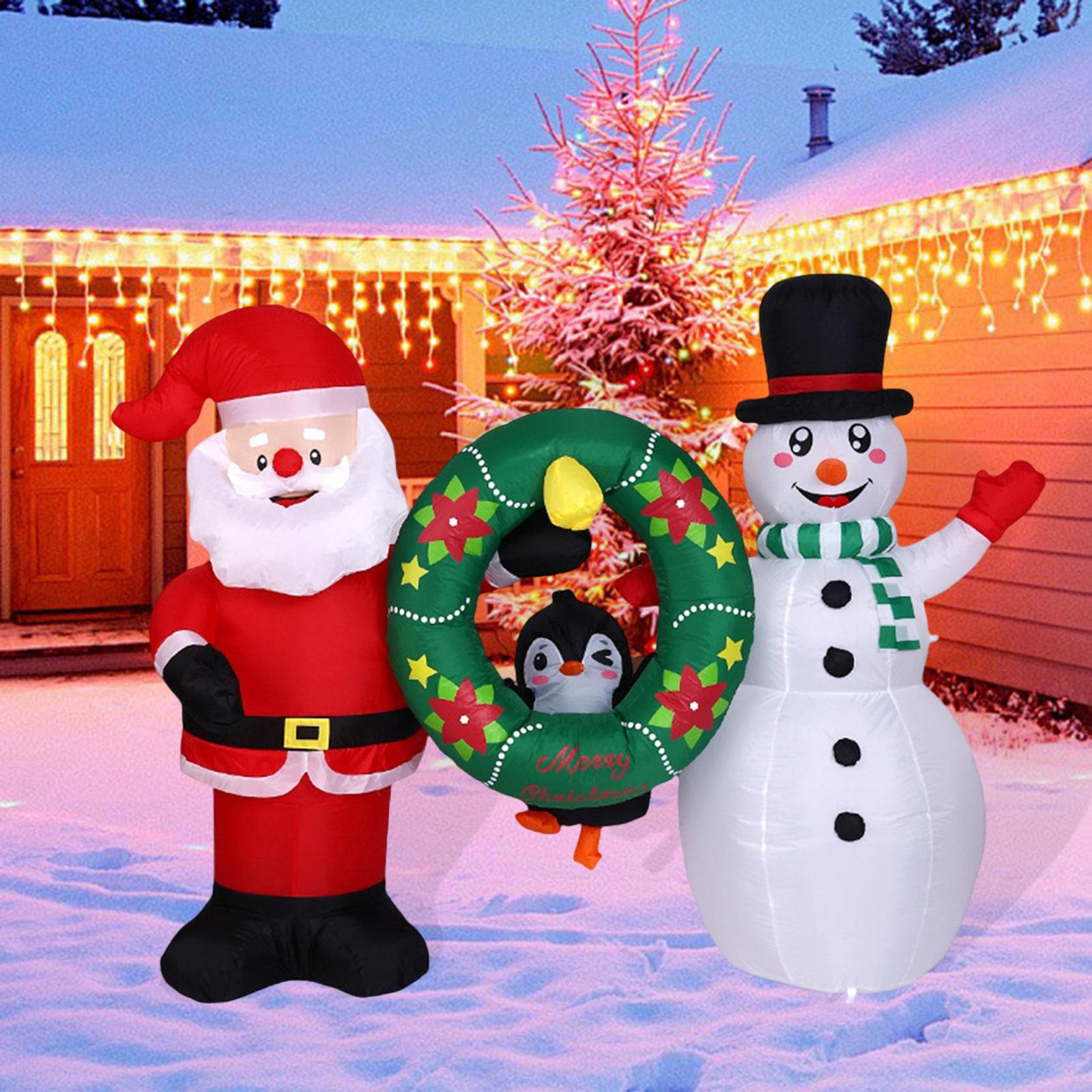 Christmas Inflatables Decorati - огляд і ціна Xmas Outdoor Lighting Decorations