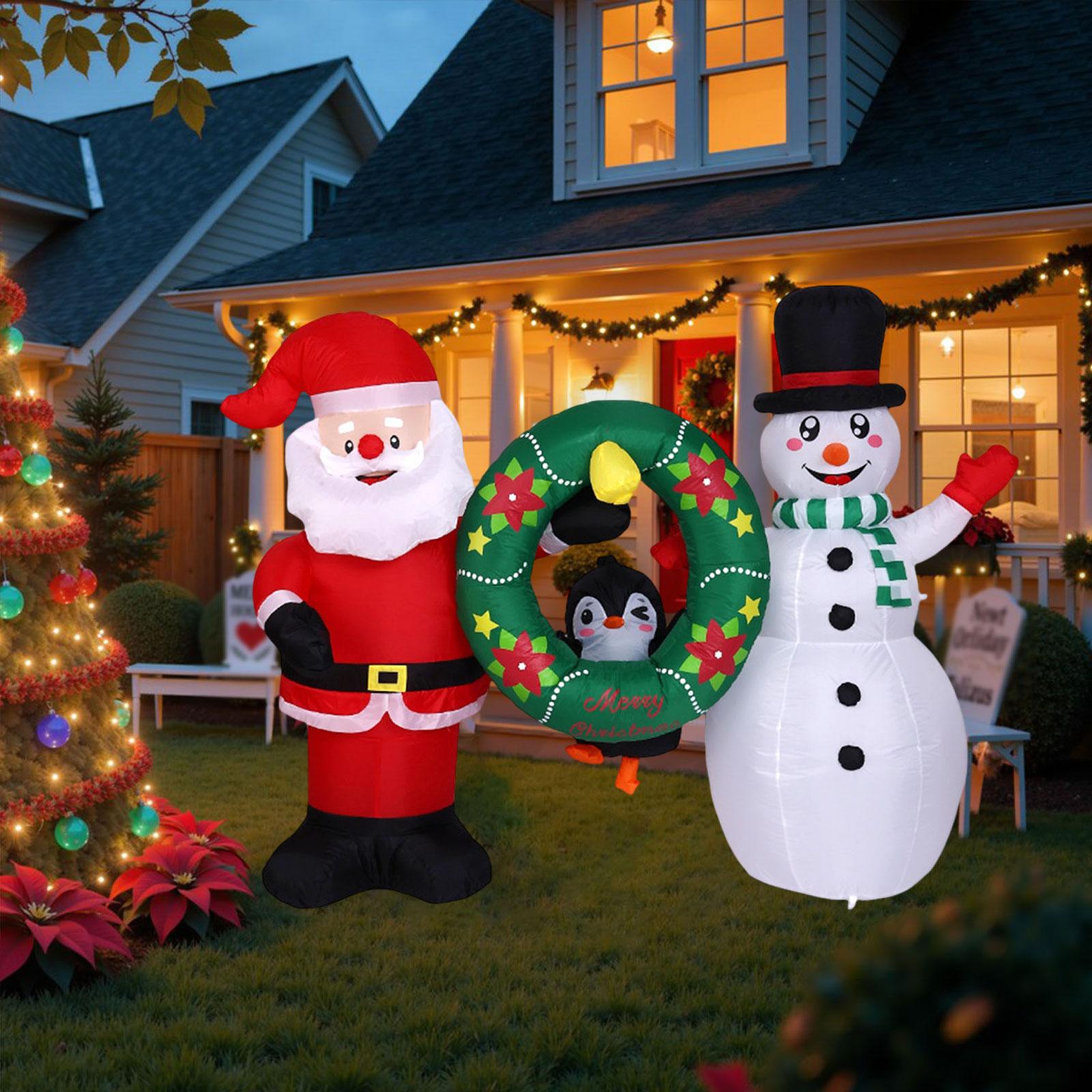 Christmas Inflatables Decorati - огляд і ціна Xmas Outdoor Lighting Decorations