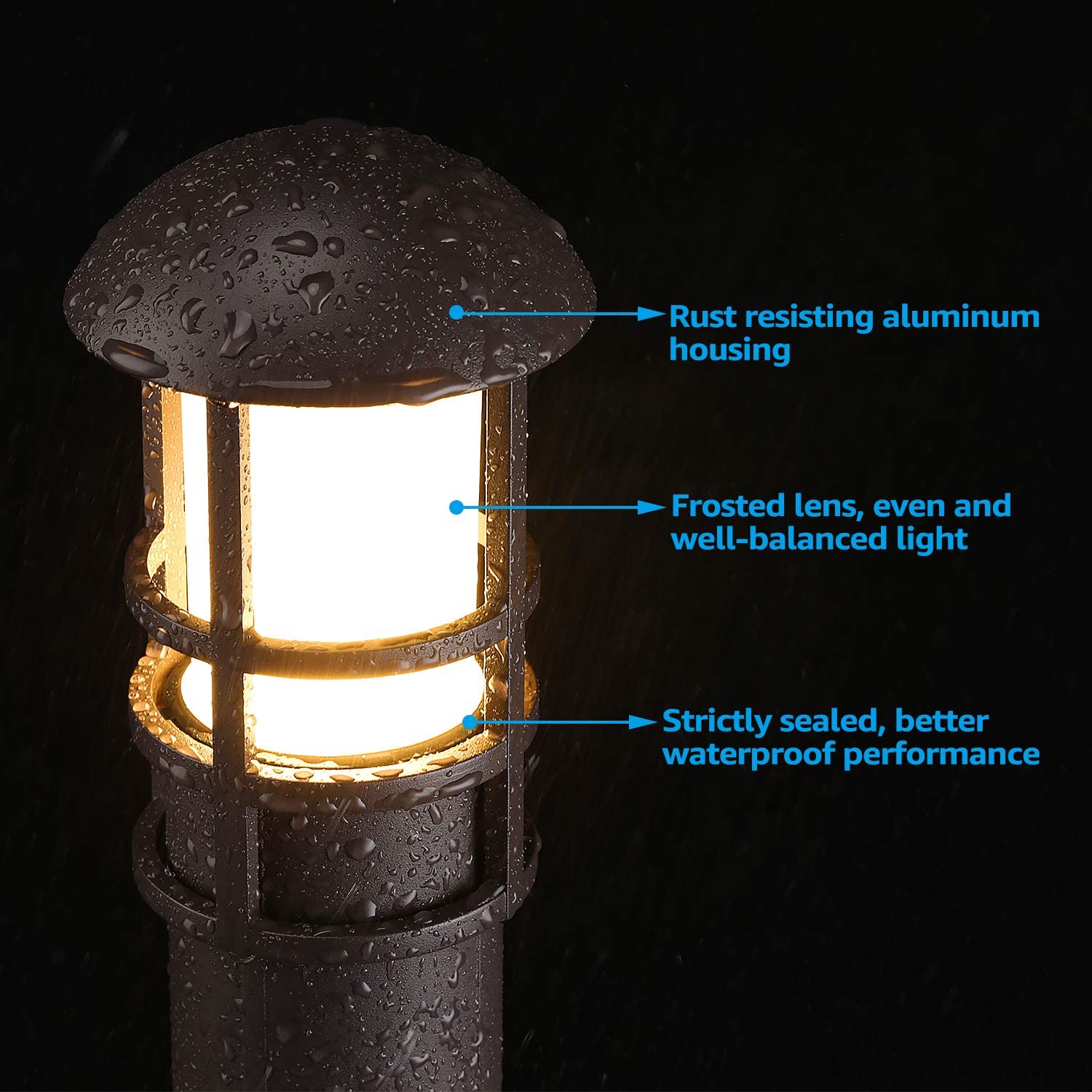 8Pcs LED Outdoor Garden Lawn L - огляд і ціна Landscape Spike Light