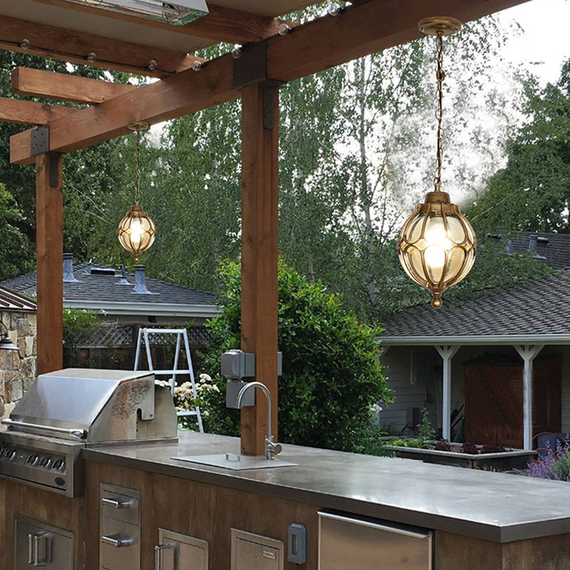 American Waterproof Chandelier - огляд і ціна Outdoor Lighting Under Roof