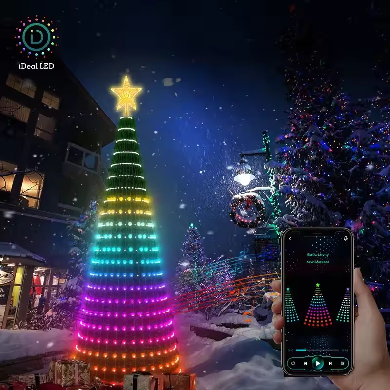 2.1M 400LEDs Christmas Lights  - огляд і ціна Xmas Outdoor Lighting Decorations
