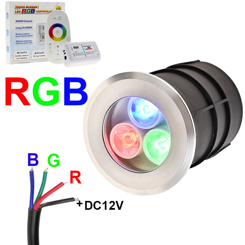 4-wire RGB LED Underground Lig - огляд і ціна Outdoor Lighting Underground Wiring