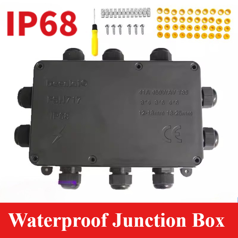 10 Way Wire Junction Box Conne - огляд і ціна Outdoor Lighting Underground Wiring