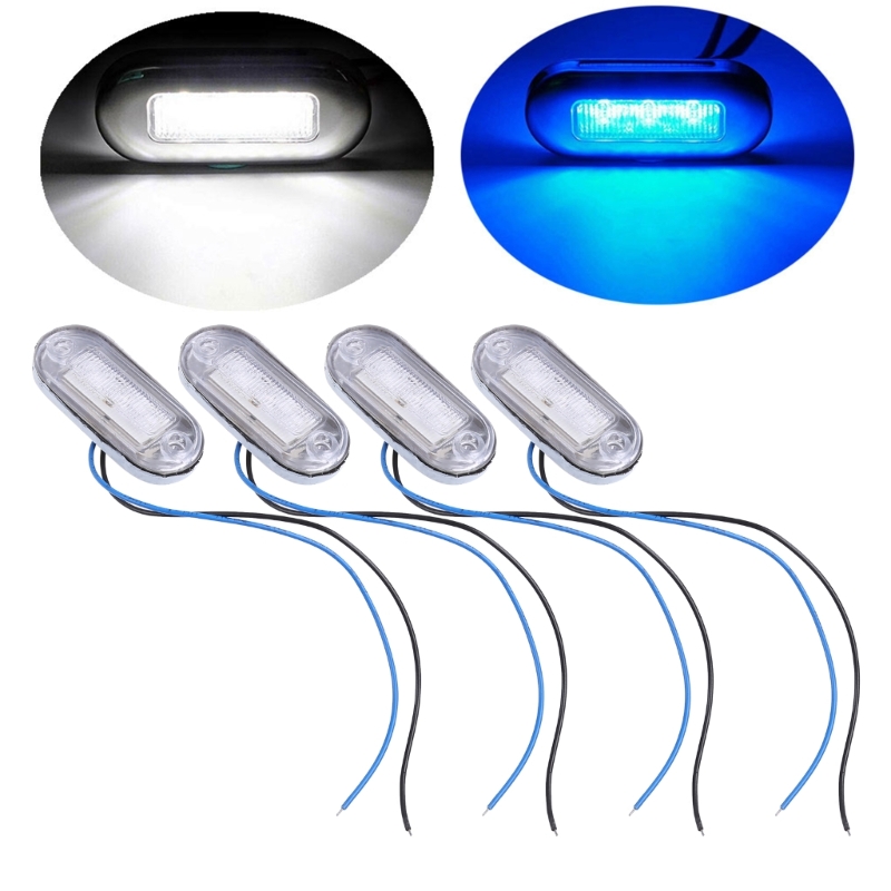 4 Pack 12V Boat Courtesy Light - огляд і ціна Deck Step Light