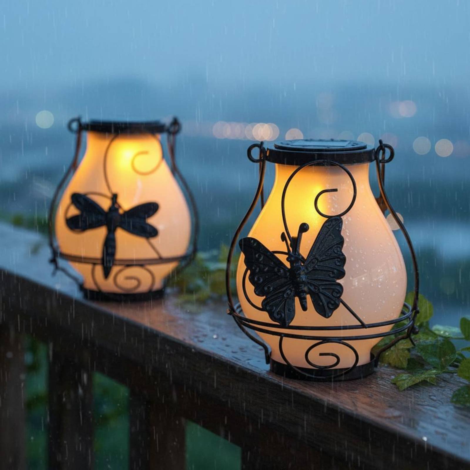 Solar Butterfly Lantern Waterp - огляд і ціна Outdoor Lighting Patio