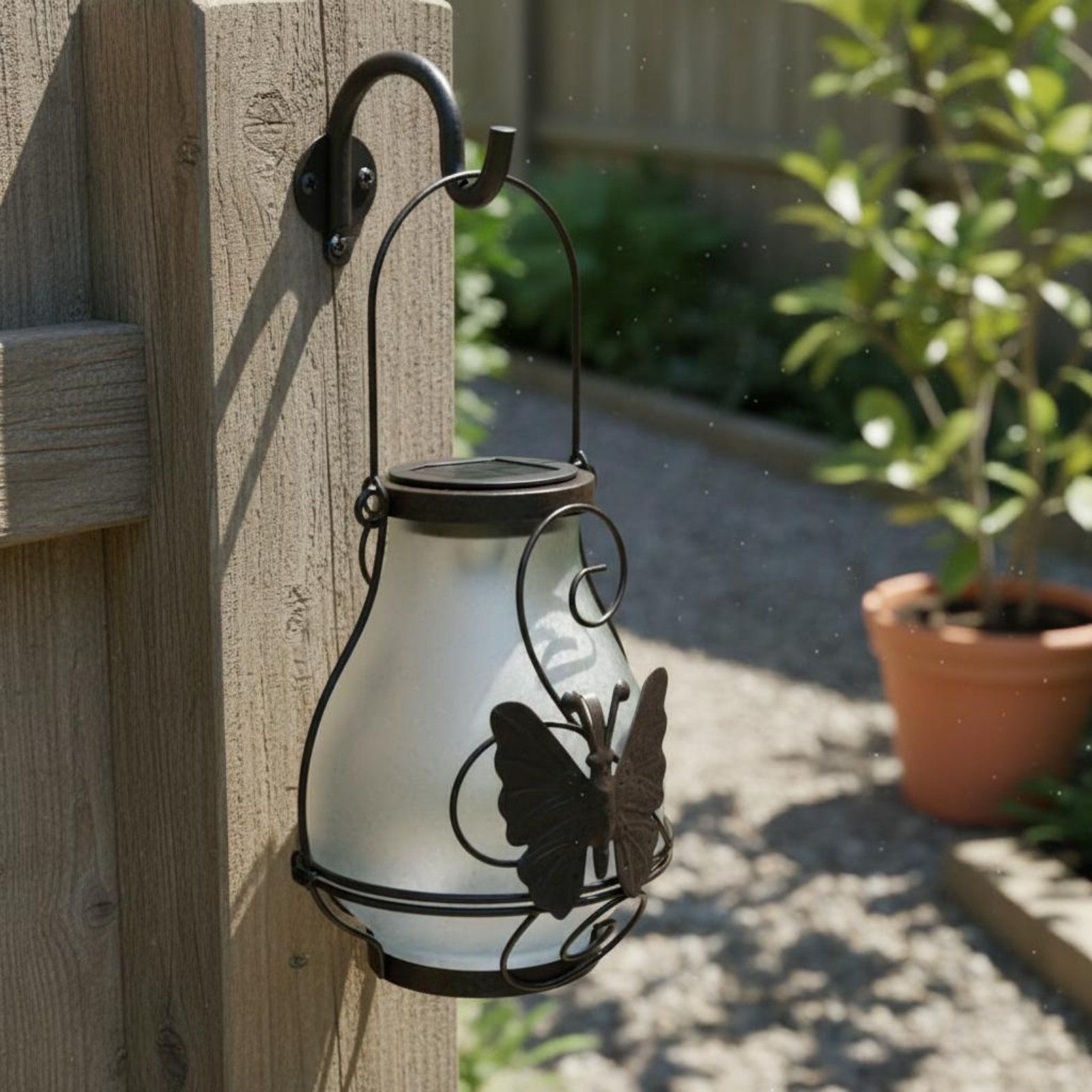 Solar Butterfly Lantern Waterp - огляд і ціна Outdoor Lighting Patio