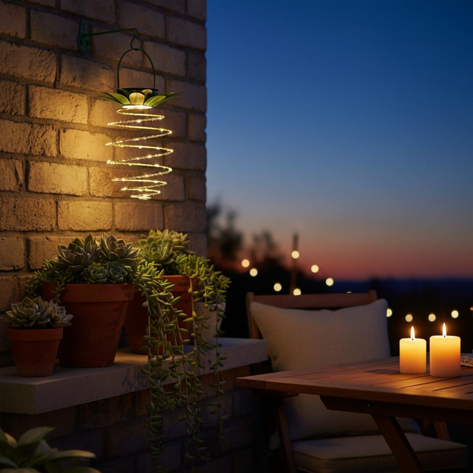 2 Pieces Solar Pineapple Lamp  - огляд і ціна Outdoor Lighting Patio