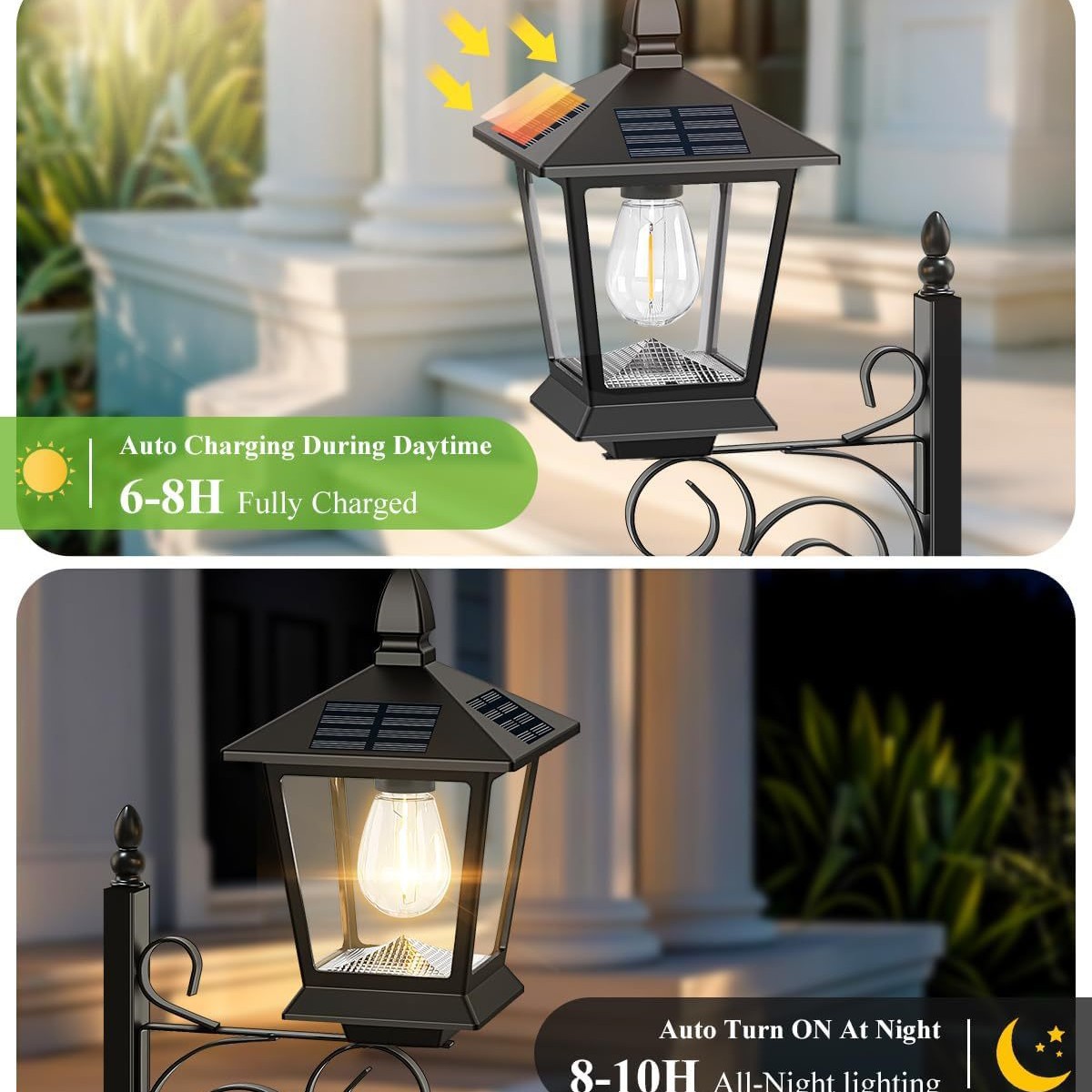 2 in 1 Solar Planter Lamp Wate - огляд і ціна Outdoor Lighting Patio