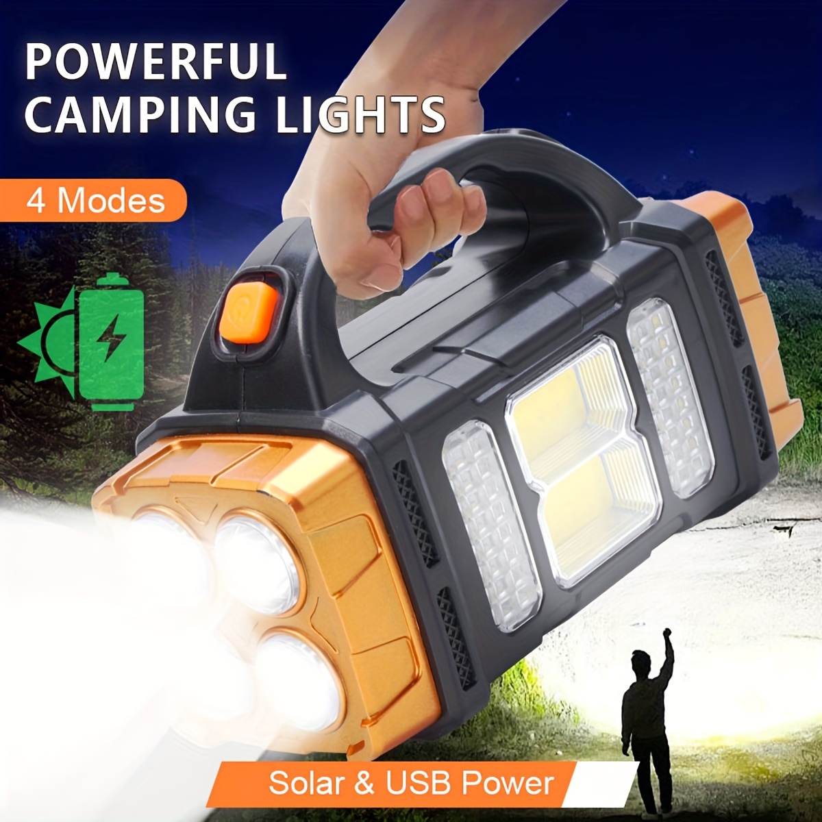 New Upgrade Rechargeable High  - огляд і ціна Outdoor Lighting Lumen