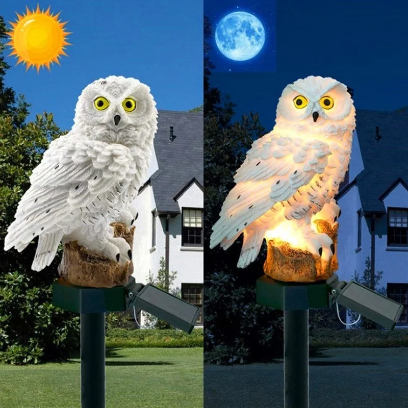 Solar Owl Statue Garden Light  - огляд і ціна Outdoor Lighting Lumen