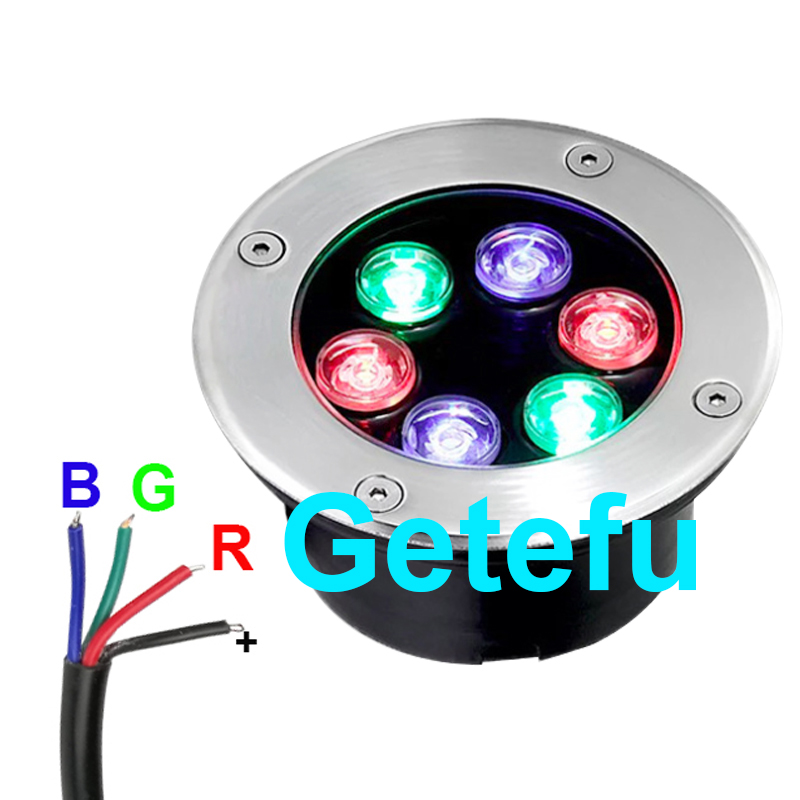 4-wire RGB LED Underground Lig - огляд і ціна Outdoor Lighting Underground Wiring