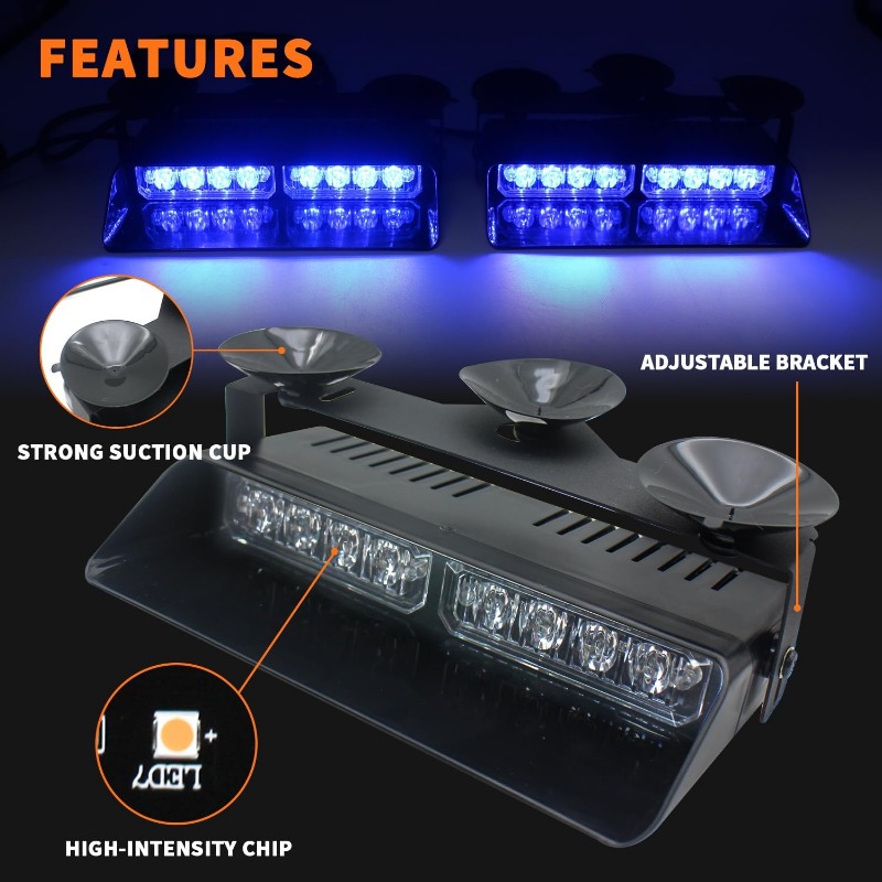 2 in 1 LED Emergency Strobe Li - огляд і ціна Deck Step Light