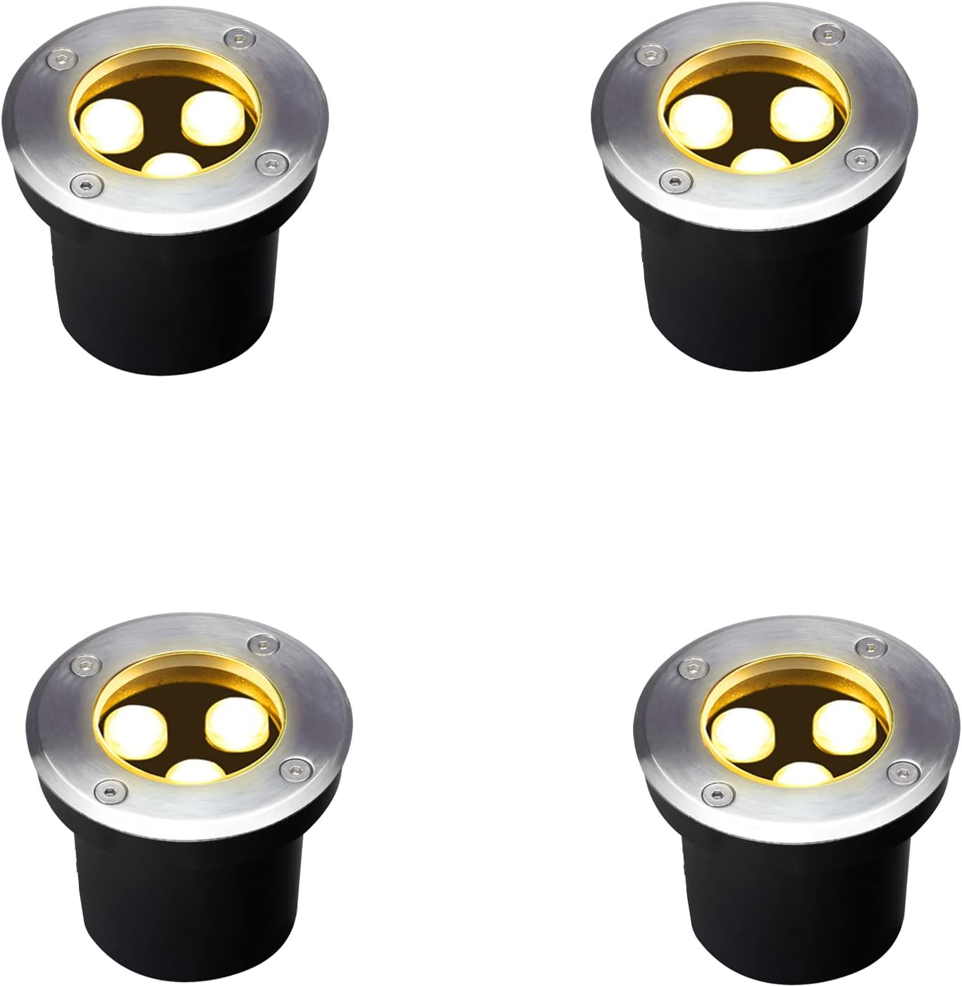 4 Pack Outdoor In Ground Light - огляд і ціна Outdoor Lighting Underground Wiring