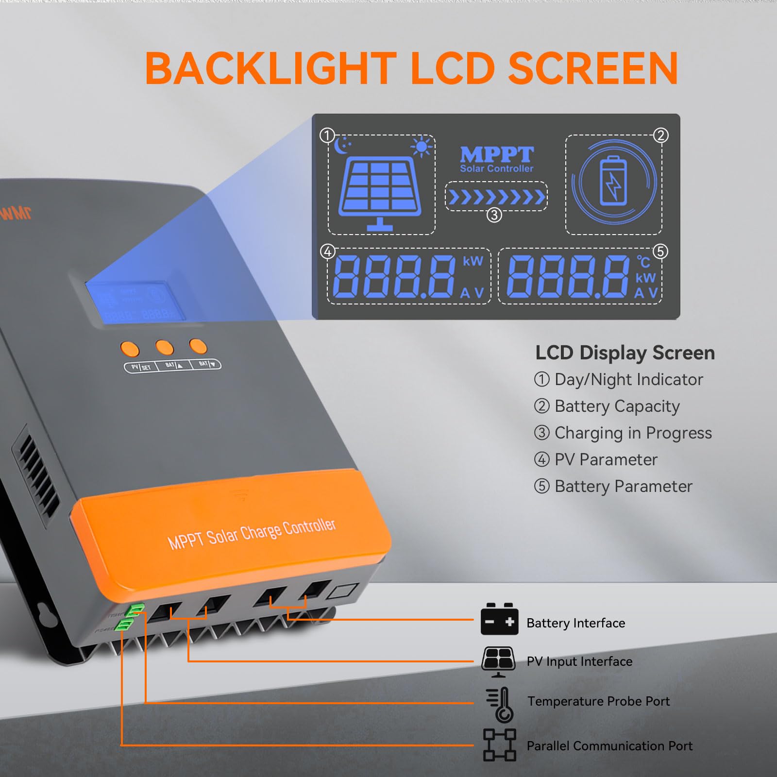 PowMr 100A MPPT Solar Charge C - огляд і ціна Outdoor Lighting Warehouse