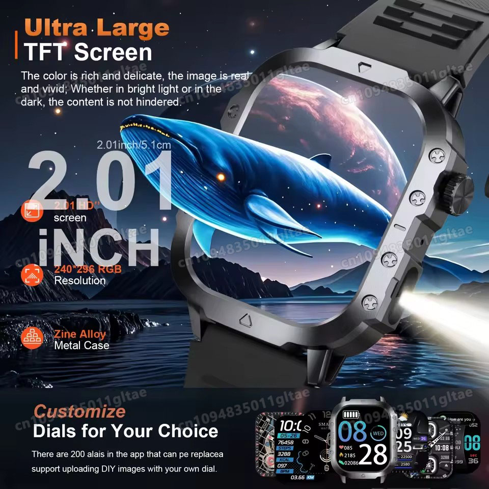 2026 Global Hiking Smartwatch  - огляд і ціна Outdoor Lighting Track
